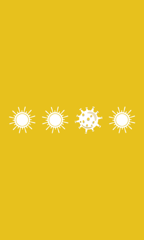 coronavirus yellow icon 