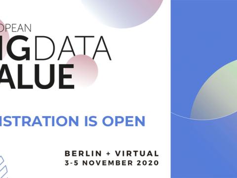Banner blue and red European Big Data Value Forum 2020